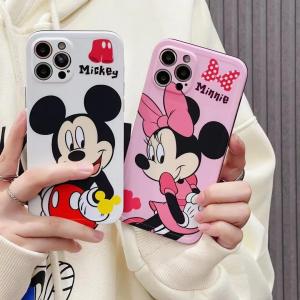 【KP78】ミッキー ❤️  ミニー ❤️ カップル ❤️ 可愛い ❤️ ディズニーランド  ❤️ スマホケース❤️ iPhone15ケース