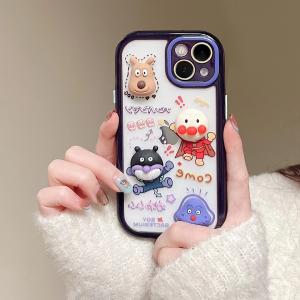 【KQ07】アンパンマン ❤️ ばいきんまん ❤️ 可愛い ❤️ かわいい ❤️ スマホケース❤️ iPhoneケース