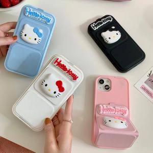 【CC10】ハローキティ❤️ Hello Kitty ❤️ スマホスタンド ❤️ 可愛い ❤️ スマホケース❤️ iPhoneケース
