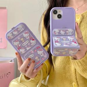 【CC11】ハローキティ❤️ Hello Kitty ❤️ スマホスタンド ❤️ 可愛い ❤️ スマホケース❤️ iPhoneケース