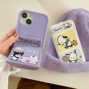 【CC14】クロミちゃん ❤️ ポチャッコ ❤️ スマホスタンド ❤️ 可愛い ❤️ スマホケース❤️ iPhoneケース