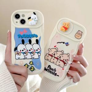 【KQ42】ポチャッコ ❤️ くまのプーさん ❤️ 可愛い ❤️ かわいい ❤️ スマホケース❤️ iPhoneケース