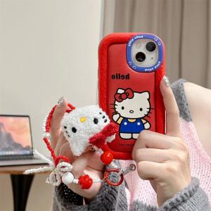 【CC22】ハローキティ❤️ Hello Kitty ❤️ 可愛い ❤️ ブレスレット ❤️ スマホケース❤️ iPhoneケース