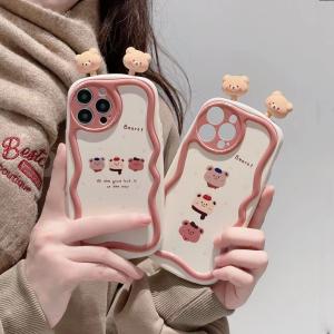 【CC29】くま ❤️ かわいい ❤️ 可愛い ❤️ スマホケース❤️ iPhoneケース