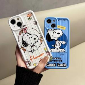 【KQ57】スヌーピー ❤️ カップル ❤️ 可愛い ❤️ かわいい  ❤️ スマホケース❤️ iPhoneケース