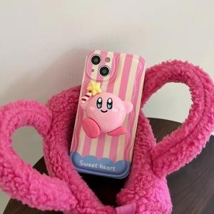 【KQ71】星のカービィ ❤️ スマホスタンド ❤️ 高品質 ❤️ 可愛い❤️ スマホケース ❤️ iPhoneケース