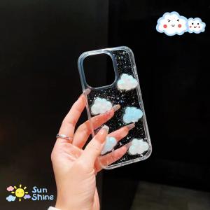 【KQ93】雲 ❤️ 気質 ❤️ ファッション❤️  iPhoneケース ❤️ 12ミニ 13ミニ ❤️ スマホ ース