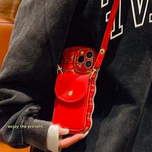 【KQ99】カードホルダー ❤️ ストラップ ❤️ ファッション ❤️ 高品質❤️  iPhoneケース  ❤️ スマホ ース